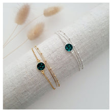 Charger l'image dans la galerie, Bracelet- Triple rangs - cuir de saumon