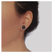 Charger l'image dans la galerie, Grande puce plaqué or- cuir de saumon