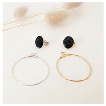 Charger l'image dans la galerie, Boucle d'oreille modulable - cuir de saumon