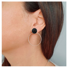 Charger l'image dans la galerie, Boucle d'oreille modulable - cuir de saumon