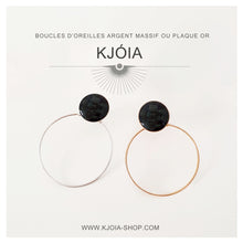 Charger l'image dans la galerie, Boucle d'oreille modulable - cuir de saumon