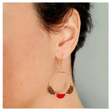 Charger l'image dans la galerie, Créole Plaqué or Sofia