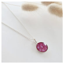 Charger l'image dans la galerie, Collier argent et cuir de saumon