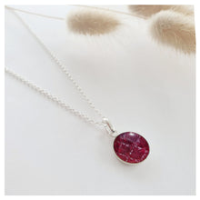 Charger l'image dans la galerie, Collier argent et cuir de saumon