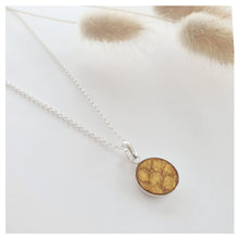 Charger l'image dans la galerie, Collier argent et cuir de saumon
