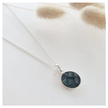 Charger l'image dans la galerie, Collier argent et cuir de saumon